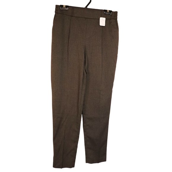 🎊3 FOR $10   SUZY SHIER WOMENS MEDIUM GREY DRESS PANTS HIGH WAIST - Picture 1 of 4